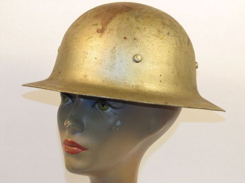 VTG ANTIQUE E. D. BULLARD TUFF NUT HARD BOILED LARGE CROWN WORK HELMET HARD HAT