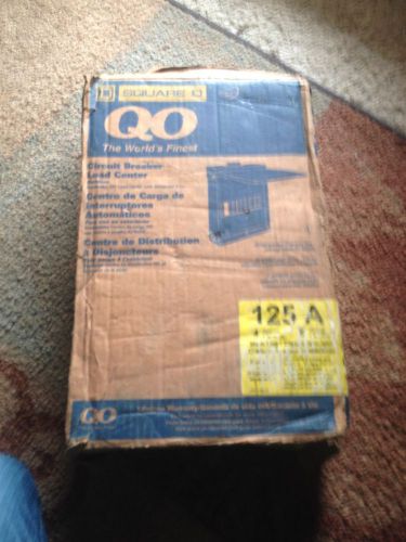 SQUARE D QO148L125GRB : LOAD CENTER QO MLO 240V 125A 1PH 4SP