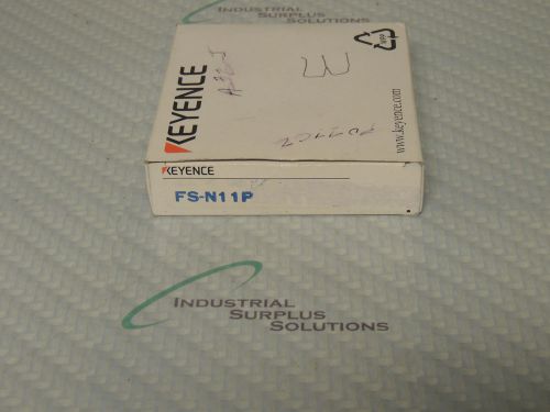 KEYENCE FS-N11P AMPLIFIER UNIT PNP FOR FIBEROPTIC SENSOR 24VDC NIB