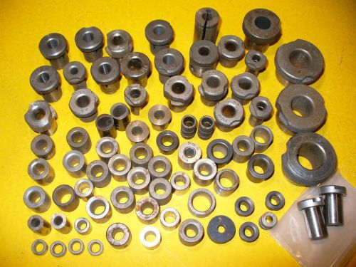 DRILL BUSHINGS **LARGE LOT** DRILLING BIT TOOL &amp; DIE CENTERING MACHINING BORING