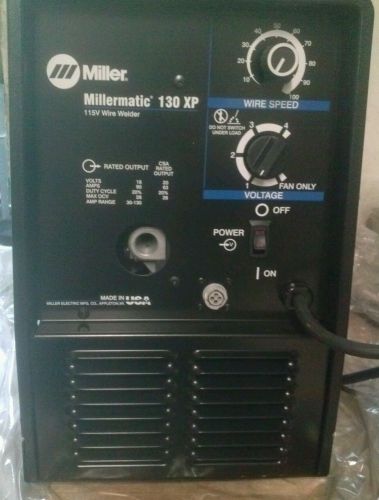 MILLERMATIC 130XP CV-DC WELDING POWER AND 10A GUN / 115V WIRE WELDER.