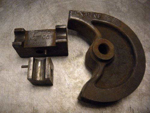 Hossfeld bender #2 tube die set  1 1/4 x 41/2 od former die/back and draw block for sale