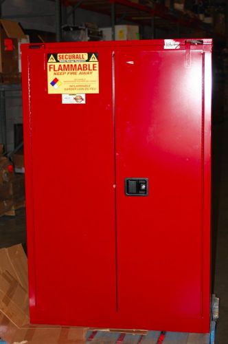 Securall 60 gallon flammable storage 72&#034; tall x 24&#034; deep and 48&#034; wide