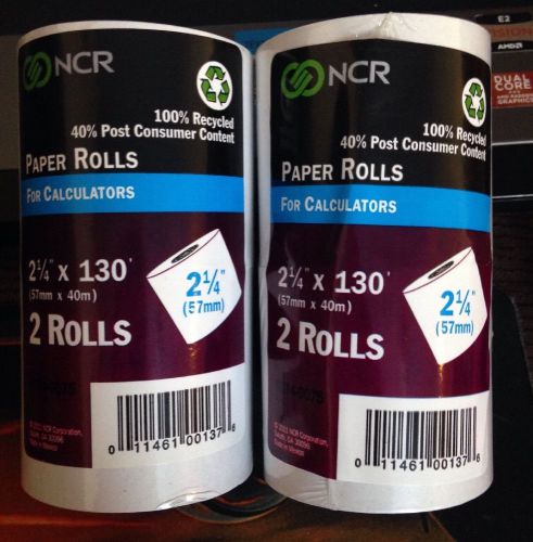 Paper rolls for calculators