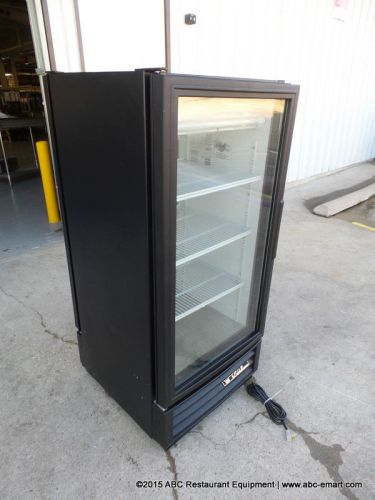 True gdm-10pt 10 cu ft single glass door passthrough refrigerator cooler display for sale