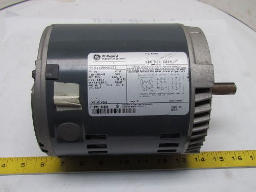 General electric 5k42hn4127 3ph ac motor 1/2hp 1725 rpm 208-230/460v 56c frame for sale