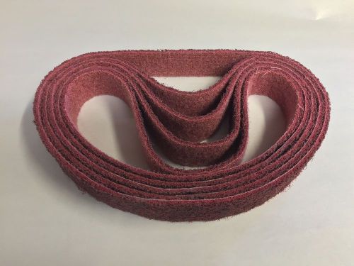QTY:5 Aluminum Oxide 1-1/2&#034; X 30&#034; Med Grit Surface Reconditioning Belts USA SHIP