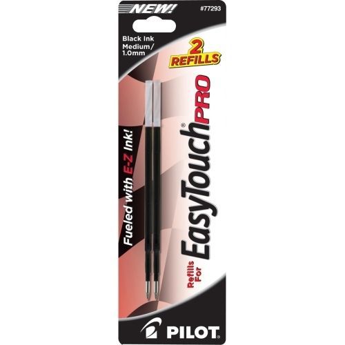 EasyTouch Ballpoint Pen Refill - 1 mm - Black - 2 / Pack - PIL77293