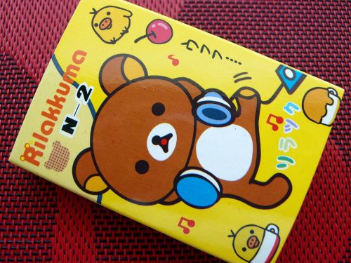 1X Rilakkuma Folder Memo Note Message Scratch Doodle Writing Color Paper Pad D-3