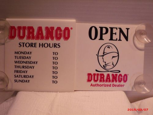 Durango Open/Closed Sign