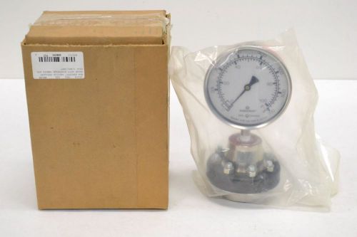 New ashcroft ang3cda diaphragm pressure 700kpa 100psi 4 in gauge b275059 for sale