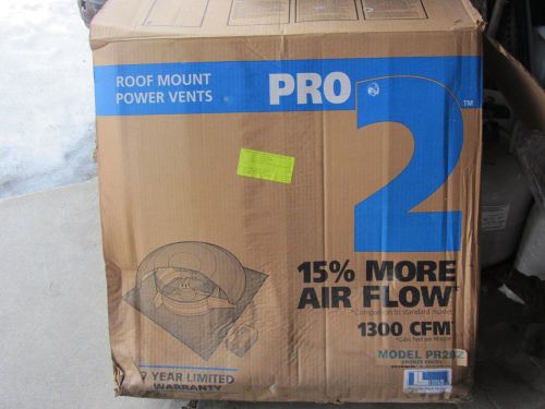 POWER ATTIC VENTILATOR ~ 1300 CFM ~ PRO 2 ROOF MOUNT POWER VENT - NEW