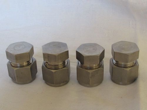 SWAGELOK  SS-810-C  CAP  1/2&#034;  TUBE   STAINLESS   NEW LOT OF 4