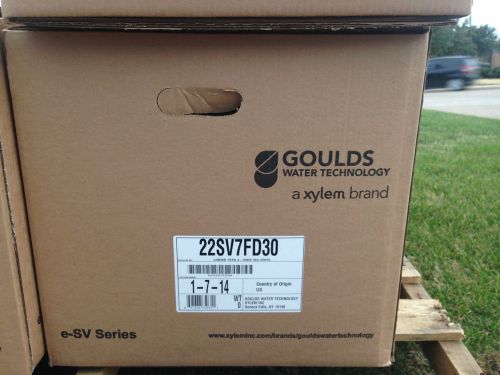 GOULDS 22SV7FD30 7 STG SS ESV VERTICAL WATER PUMP LIQUID END GRUNDFOS CR32 CR 32