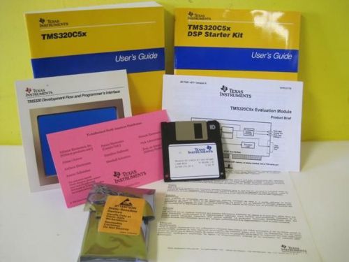 TEXAS INSTRUMENTS TMS320C5X DSN STARTER KIT TMDS3200051 2617681-6741 REV C NEW