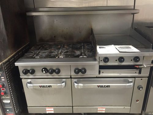 Vulcan-Hart 60SS6B24GB NG 60-in Range w/ 6-Burner, 24-Griddle/Broiler