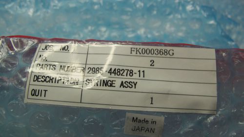 TOKYO ELECTRON LIMITED 2981-448278-11 SYRINGE ASSY.