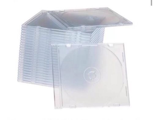 Memorex 32021926 Clear Slim Jewel Cases - 25 Pack (Brand New)