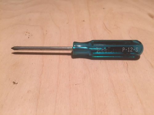 Vintage XCELITE P-12-S #0 Phillips Head SCREWDRIVER POCKET CLIP STAMPED &#034;USA&#034;!