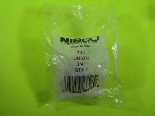 Nibco 733 Union 3/4&#034; -- B255500 -- New