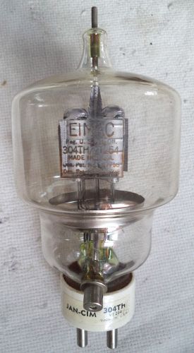 Used Eimac JAN-CIM  304TH / VT-254 Medium Mu Triode for Osc, Amp, or Modulator