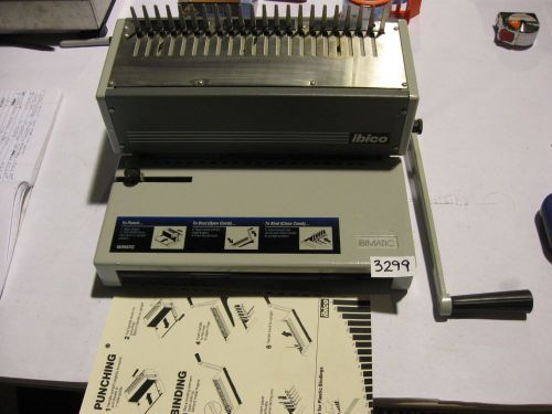 IBICO IBIMATIC Comb Binding Punch Binder Machine - NEW