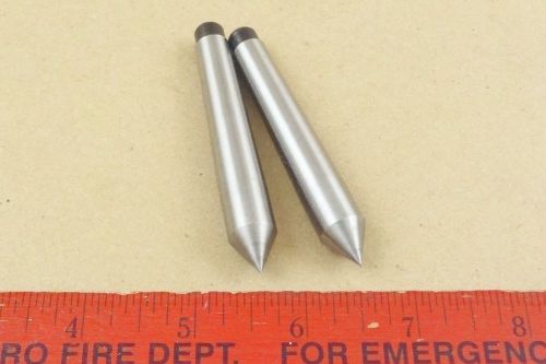 TWO (2) NEW UNUSED MT1 60 DEGREE DEAD CENTER TOOL 4 ATLAS CRAFTSMAN 6&#034; 618 LATHE