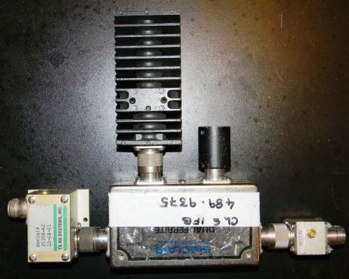 Dual Ferrite Isolator 489 Dummy load 2nd harmonic HAM Repeater Filter Circulator