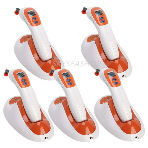 5X Dental LED Wireless Cordless Curing Light Lamp Orthodontics D6 High Quality