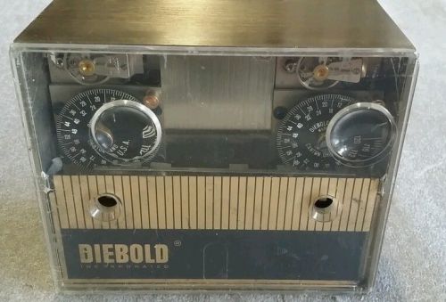 Diebold 2 Movement Vault time delay lock. 120 hr, working - Safe timer.