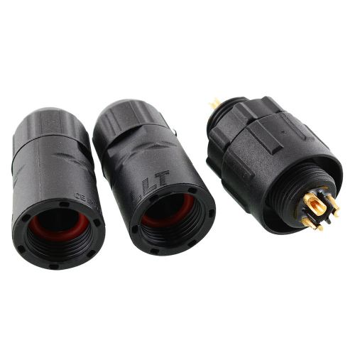 M14 IP68 Assembled Waterproof 3 Pins Terminal Electrical Connector Plug Socket-
							
							show original title