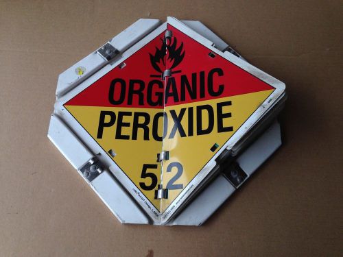 Hazmat Placard Disclaimer by Labelmaster 13 Placard as Radioactive,Dangerous,etc