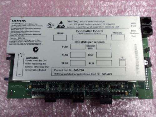 Siemens landis gyr board module 545-796 for sale