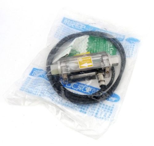 NEW Tokyo FC-SM40-TUR NS10 1-12L/Min Liquid Water Flowmeter Flow Checker Meter