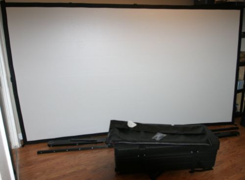 Da-Lite 88608K Fast-Fold Deluxe Projection Screen (69 x 120&#034; 16:9)  w/ Da-Mat