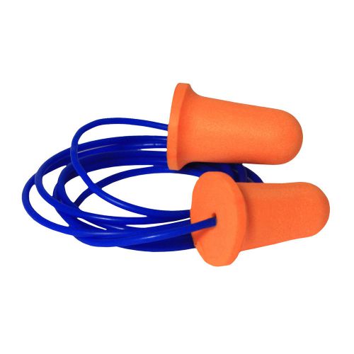 100 Pairs- Radians Deviator 33 Disposable Foam Earplugs FP81 Corded