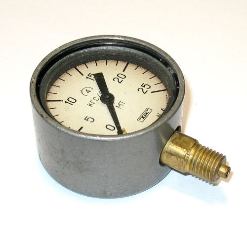 Manometer 25at retro steam punk manometre USSR