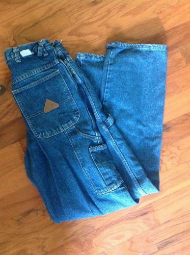 Bulwark Flame Resistant FR Cargo Blue Jeans  Size 34-36