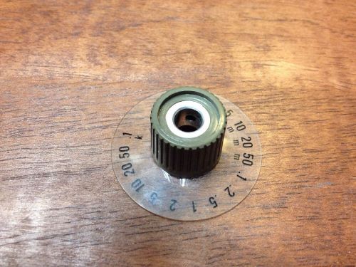 Volts/Div Knob w/ Dial For Tektronix 5000 Series Oscilloscopes