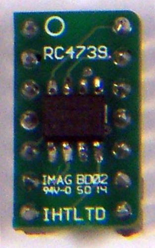 RC4739 uA739 MC1303 Drop In DIP Board Ultra Low Noise OP AMP Upgrade