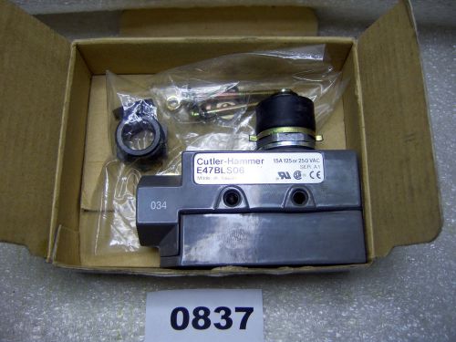 (0837) Cutler Hammer E47BLS06 Limit Switch