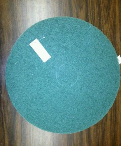 LOT OF 5 NORTON 17&#034; FLOOR MAINTENANCE STRIPPING PAD GREEN BUFFERS BURNISHER