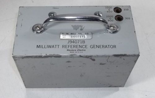 Vintage Bell WESTERN ELECTRIC J94071B MILLIWATT REFERENCE GENERATOR