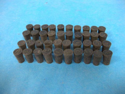 Lab Glass Size 000 Rubber Stopper Corks Lot of 40 no hole