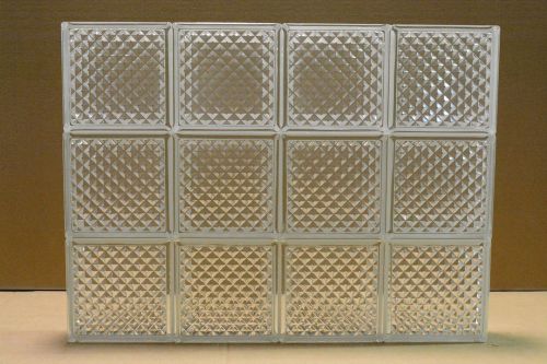 32 x 24 Glass Block Window Diamond Pattern