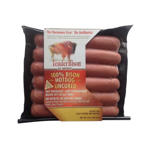 TenderBison 100% Bison Hot Dogs