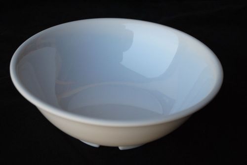 22 oz  US 5060 4 Dz  New Melamine 6-7/8&#034; Rimless Bowl  White Free Shipping