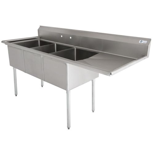 Supera (sk31824r241) 80-1/2&#034; three-compartment sink for sale