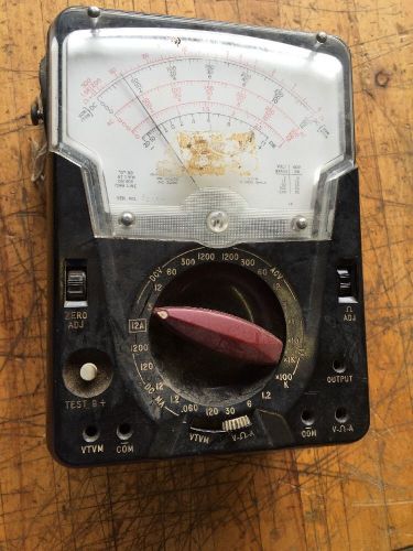 Triplett 631 Multimeter VTVM - VOM USED Volt Ohm Meter