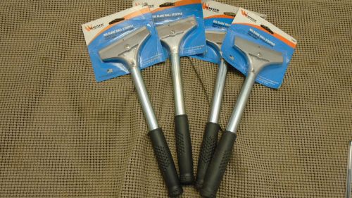 (Lot of 4) WARNER 4” Big Blade Scraper, Steel Handle,  11-3/8”